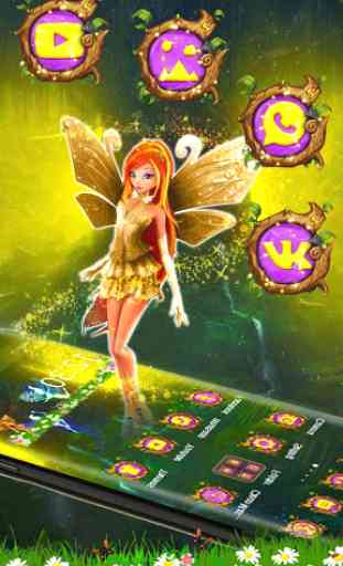 Magic Fairy Land 3D Launcher Theme 3