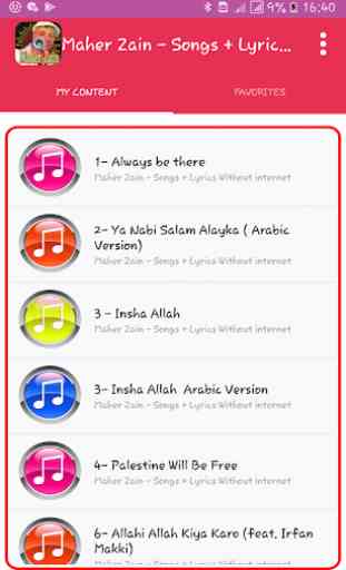 Maher Zain all Songs + Lyrics Without internet 2