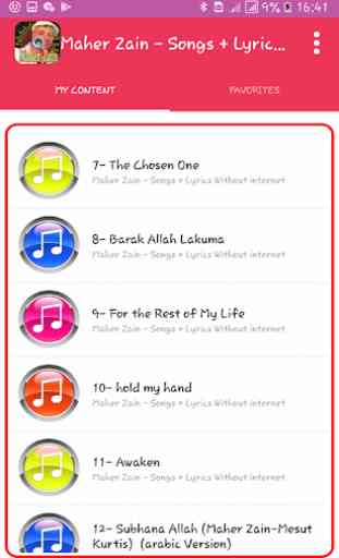 Maher Zain all Songs + Lyrics Without internet 3