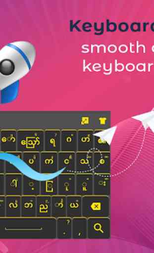 Myanmar Keyboard: Burmese Keyboard 4