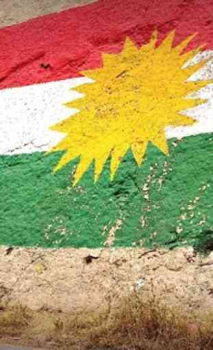 Papiers peints au drapeau kurde 4
