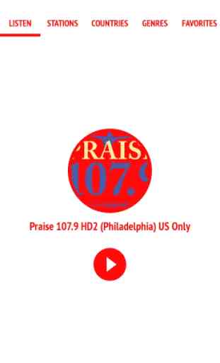 Praise philly 107.9 Gospel Radio Station 1