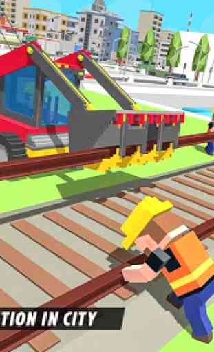 RailRoad Construction: Constructeurs  trains Vegas 3