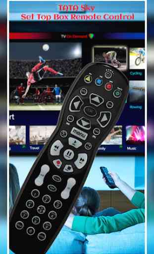 Remote Control For Tata Sky Set Top Box 3