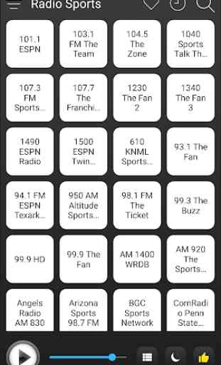 Sports Radio Station Online - Sport FM AM Internet 1