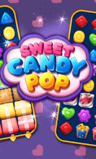 Sweet Candy POP : Match 3 Puzzle 2