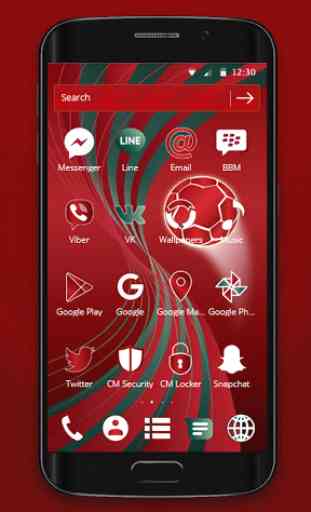 The Reds Theme \ Huawei, Samsung, LG, HTC, Sony 2
