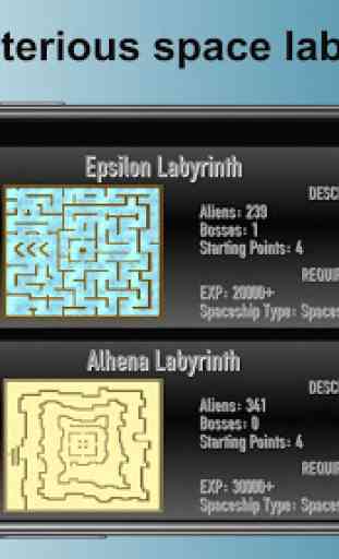 Tireur de l'espace: labyrinth étrangers - arcade 4