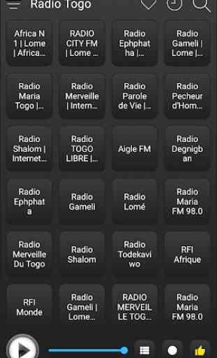Togo Radio Stations Online - Togo FM AM Music 2