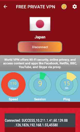 USA Free VPN - Fast secure proxy VPN 1