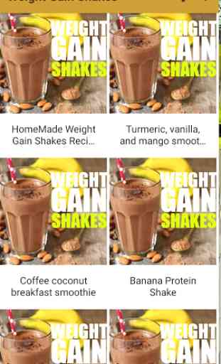 Weight Gain Shakes Recipes 3