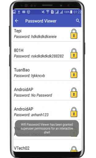 Wifi Password Viewer - Mot de passe Wifi partagé 2