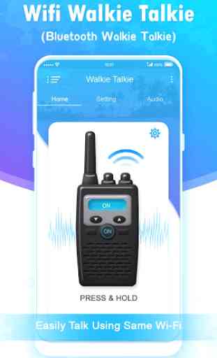 Wifi Walkie Talkie - Bluetooth Walkie Talkie 2
