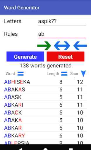Word Generator 1