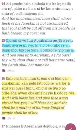 Yoruba English Bible Offline 2
