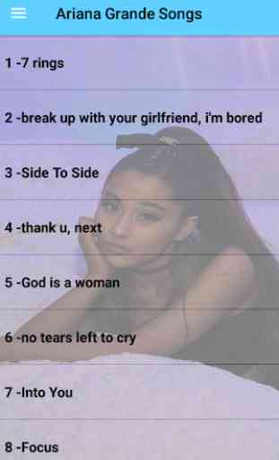 Ariana Grande Songs Offline (51 songs) 1