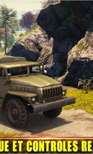 Armée Camion Conduite Simulateur 3D: Offroad Jeux 4