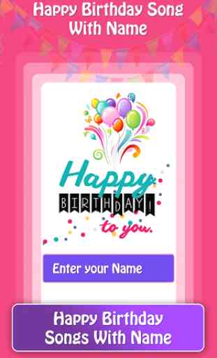 Birthday Song With Name - Wish Video Maker 1