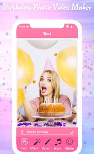 Birthday Video Maker with song 3