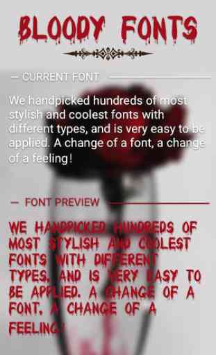 Bloody Font for FlipFont , Cool Fonts Text Free 1
