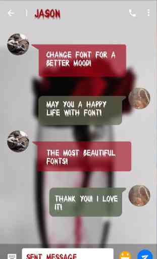 Bloody Font for FlipFont , Cool Fonts Text Free 2