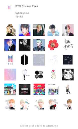 BTS Sticker Pack 1