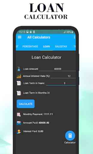 calculateur hypothécaire: calculateur de prêt 2