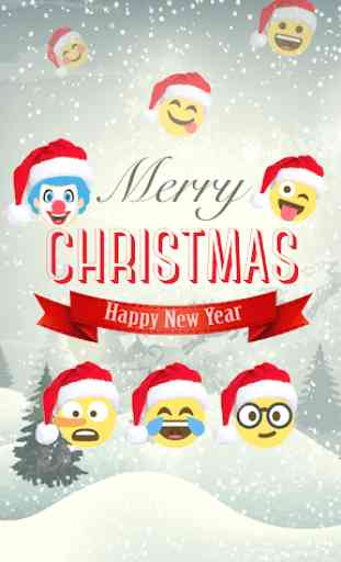 Christmas Emoji Funny Sticker 1