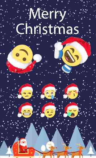 Christmas Emoji Funny Sticker 2