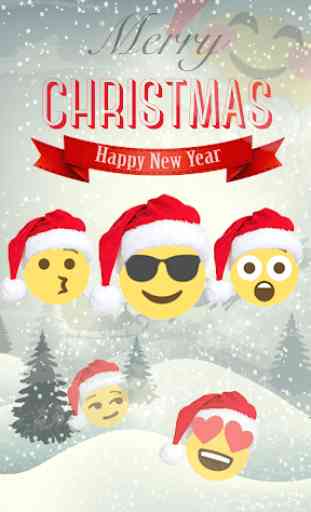 Christmas Emoji Funny Sticker 3