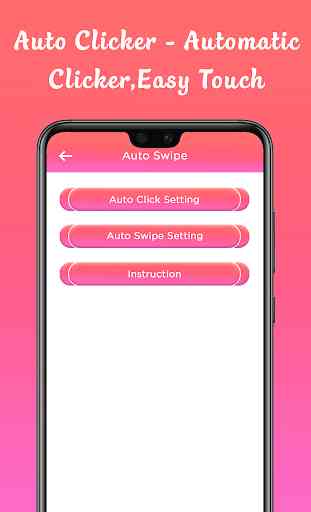 Clic automatique - Clic automatique, Easy Touch 4