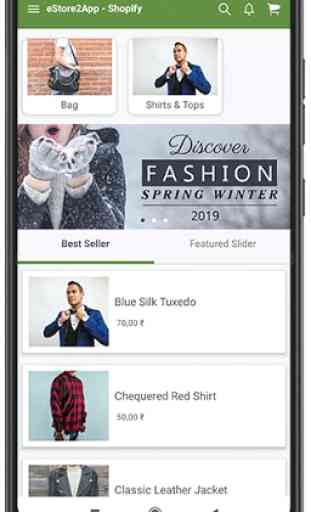 eStore2App - Shopify Demo 2