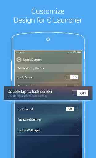 Fast Locker: Double Tap Lock Screen for U Launcher 3