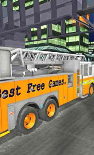 Fire Truck Rescue Driving Sim 3D 1