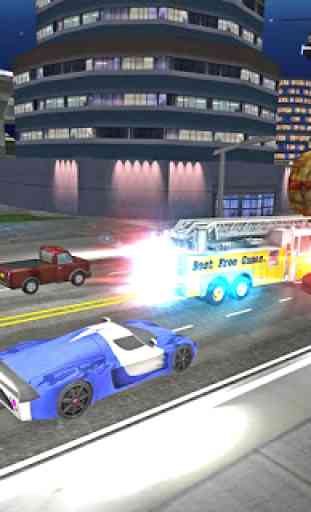 Fire Truck Rescue Driving Sim 3D 4