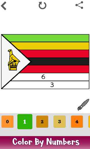 Flags Color by Number - Coloring Book Pages 2019 3