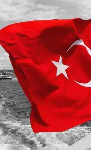 Fonds d'écran drapeau turc 3