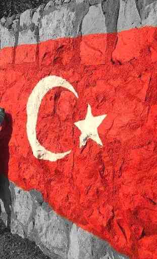 Fonds d'écran drapeau turc 4