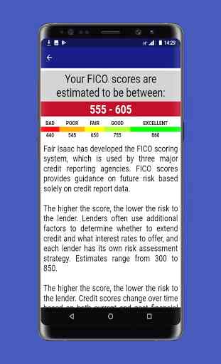 Free Credit Scores Estimator & Credit report check 2