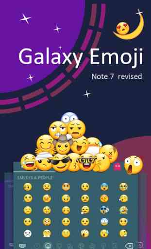 Galaxy emoji theme for galaxy keyboard 1