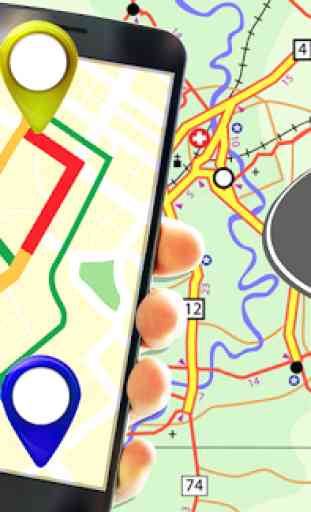 GPS Route Finder & Emplacement POI Tracker GRATUIT 3