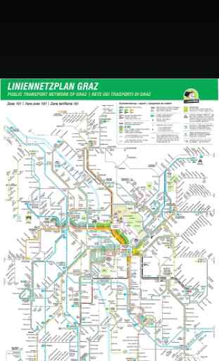 Graz Tram & Bus Map 1