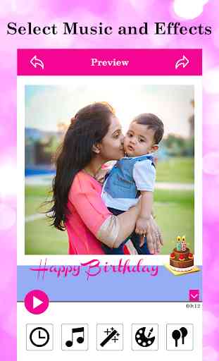 Happy Birthday Video With Slide Show Maker 2