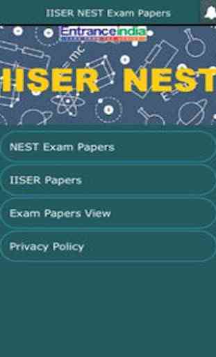 IISER NEST Exam Papers 1