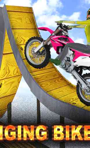 Jeu de cascades moto: Sky Runner Bike Stunts 1