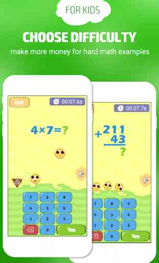 Learn Math & Earn Pocket Money. For Kids 3