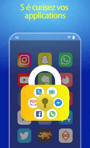 Lock apps avec sécurité empreintes digitales 1