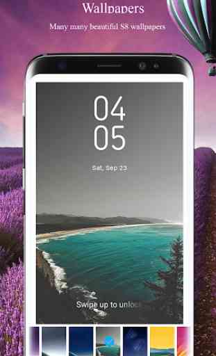 Lock screen for  Galaxy S8 edge 3