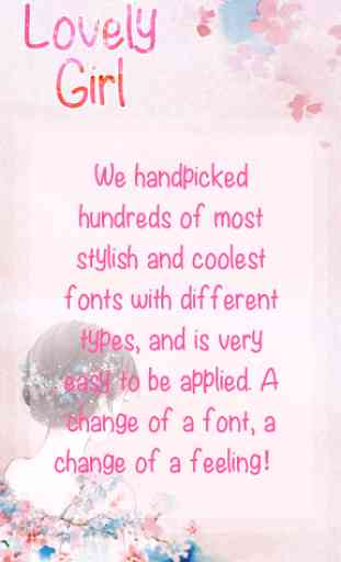 Lovely Girl Font for FlipFont,Cool Fonts Text Free 1