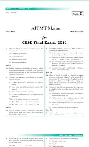 NEET Previous Year Solved Paper 3